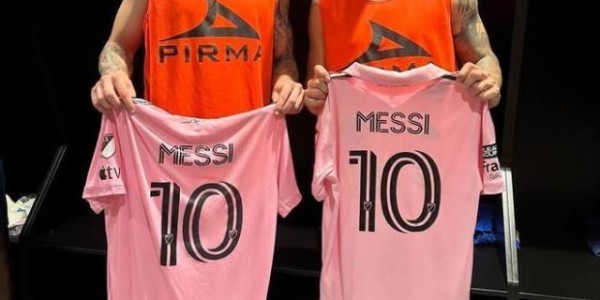 华体会(hth)网页版-迈阿密国际首秀球衣 梅西给了蓝十字阿根廷前锋