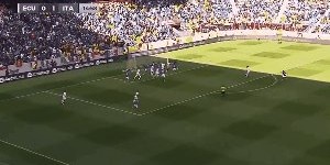 【友谊赛】佩莱格里尼闪击 意大利2比0厄瓜多尔