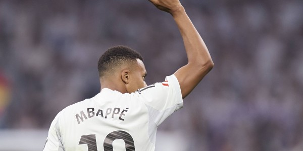 姆巴佩上赛季至今斩获24粒运动战进球，领跑五大联赛射手榜